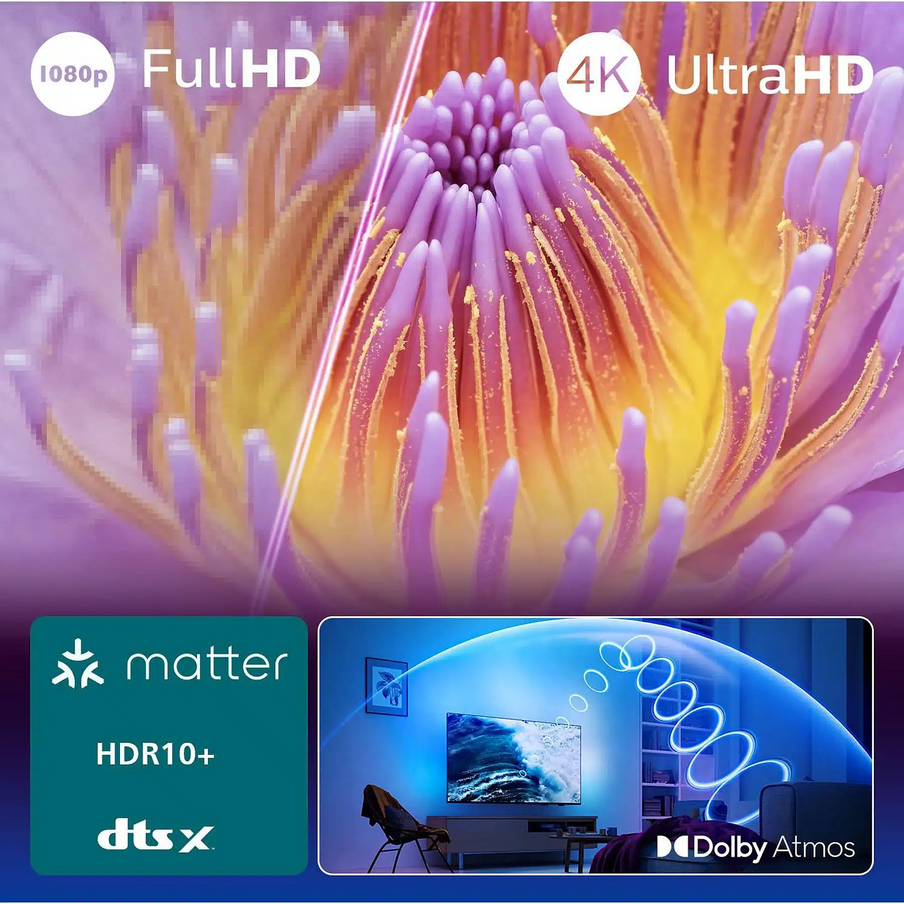 PHILIPS 55PUS8550/12 LED Ambilight TV (piatto, 55 Zoll / 139 cm, UHD 4K, SMART TV, Ambilight) - Afbeelding 12