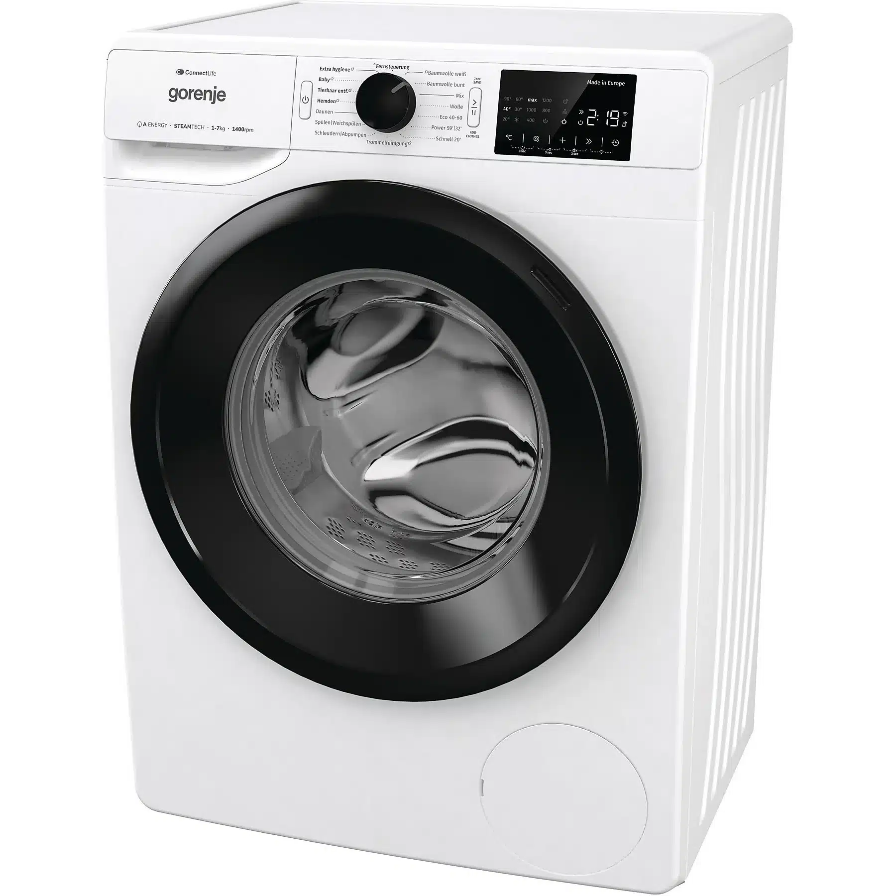 Wasmachine GORENJE WPNEI 74SA1TS (7 kg, 1400 tpm, A) - Afbeelding 5