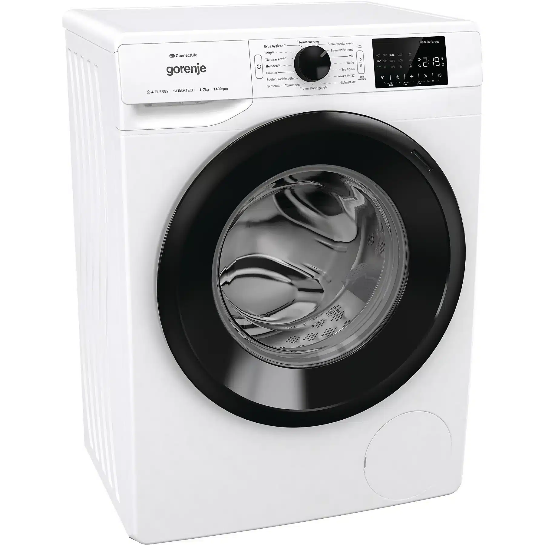 Wasmachine GORENJE WPNEI 74SA1TS (7 kg, 1400 tpm, A) - Afbeelding 7