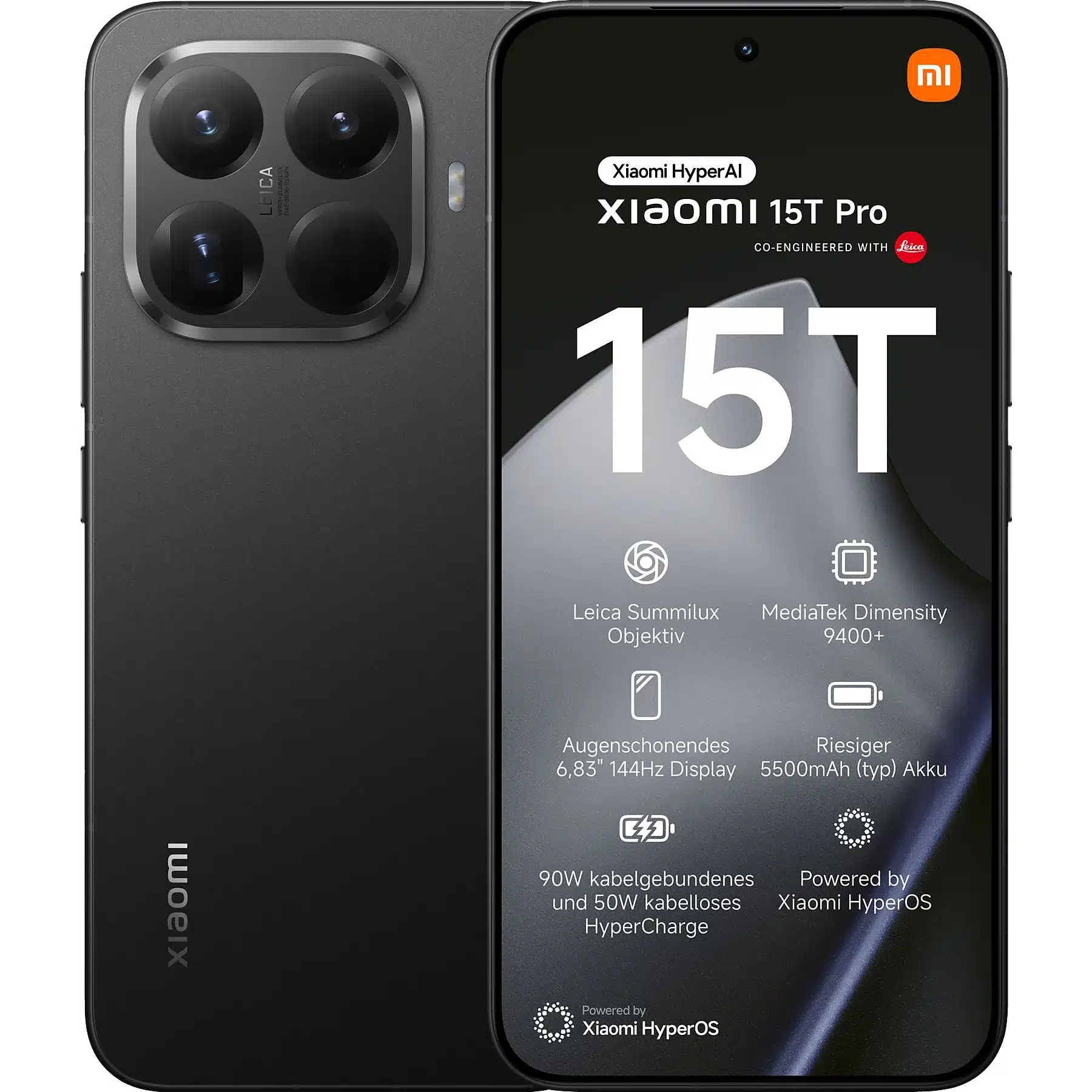 XIAOMI 15T Pro 512 GB Zwart Dual SIM