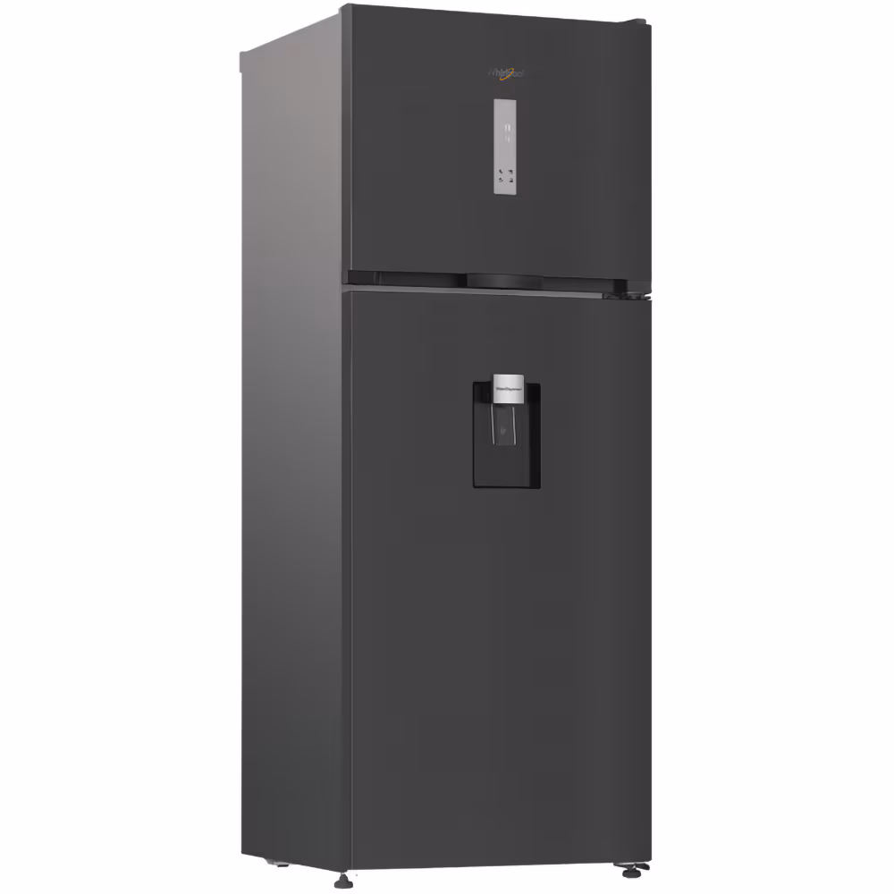 WHIRLPOOL WHD2 6472W X4E Koelkast met dubbele deuren, No Frost, 477 liter, H 186,5 cm, Energieklasse E, Waterdispenser, Roestvrij staal (RVS) - Afbeelding 2