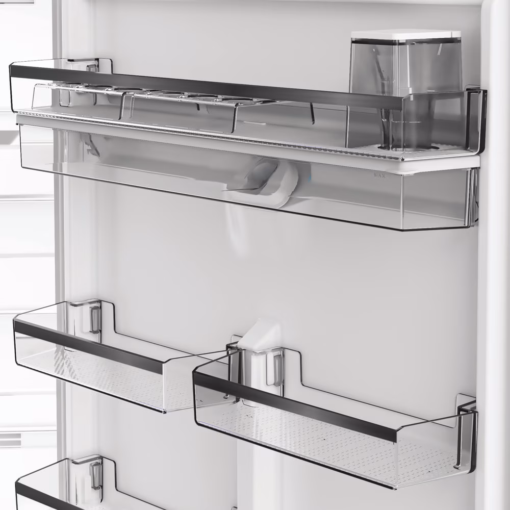 WHIRLPOOL WHD2 6472W X4E Koelkast met dubbele deuren, No Frost, 477 liter, H 186,5 cm, Energieklasse E, Waterdispenser, Roestvrij staal (RVS) - Afbeelding 5